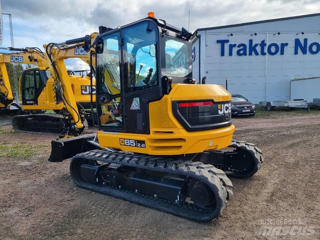 JCB 85Z-2 Ny! omg.lev! Midi bagri 7t – 12t