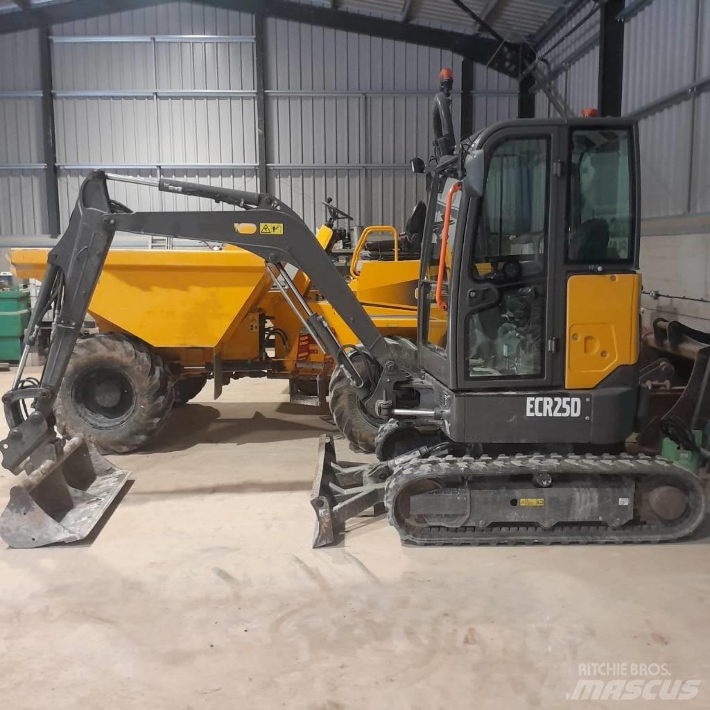 Volvo ECR 25 D Mini bagri <7t