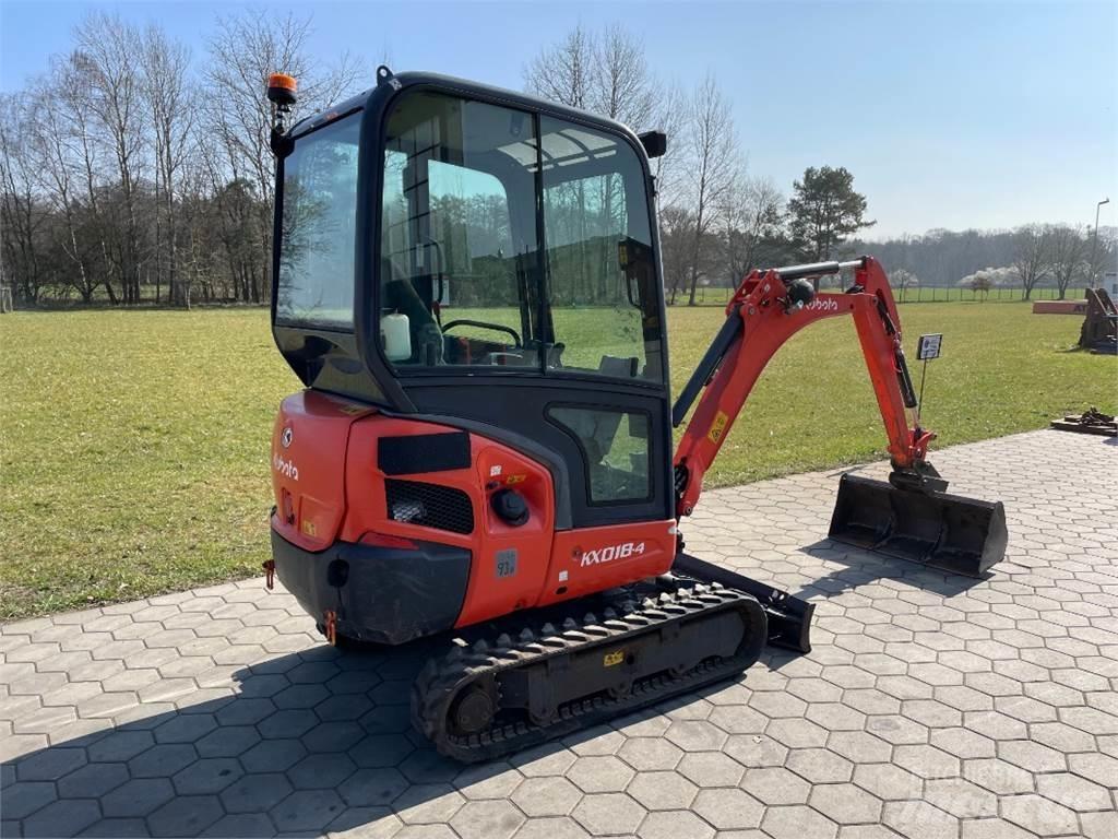Kubota KX18-4 Mini bagri <7t