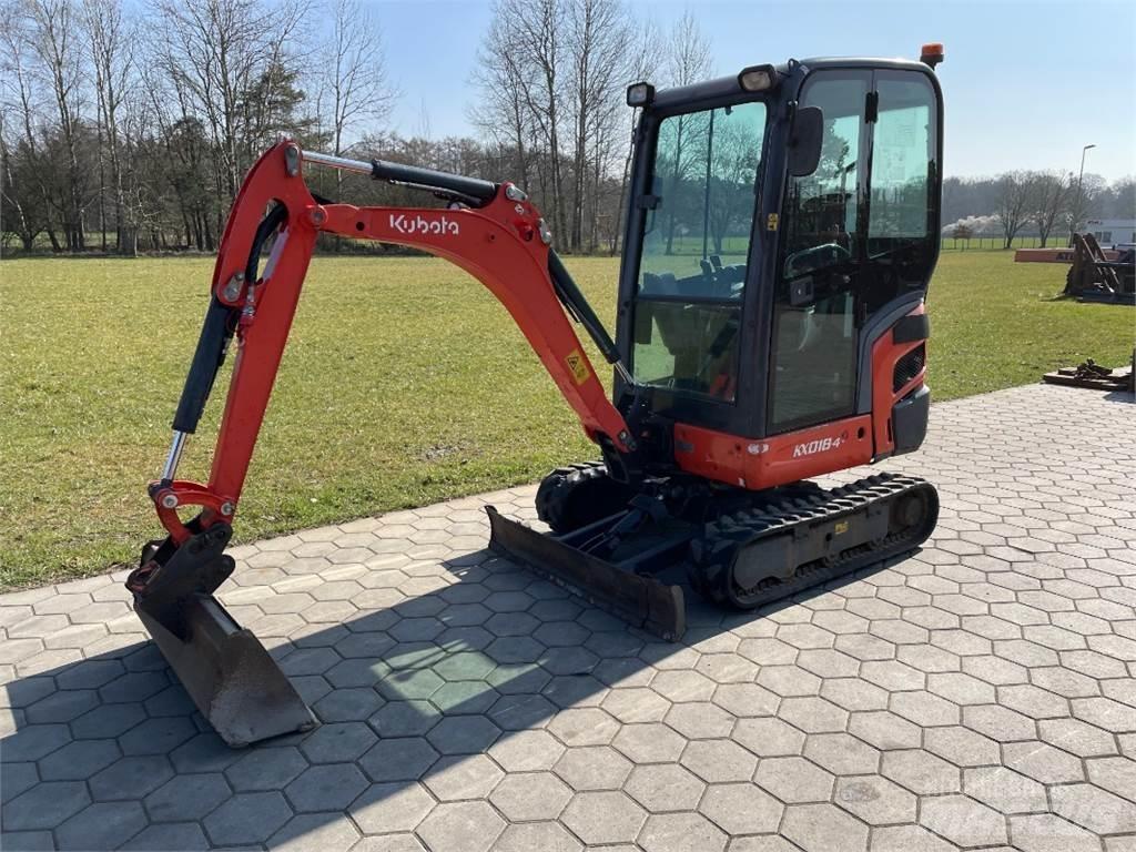 Kubota KX18-4 Mini bagri <7t