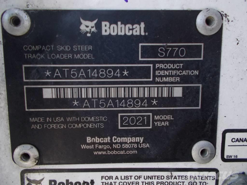 Bobcat S770 Skid steer mini nakladalci