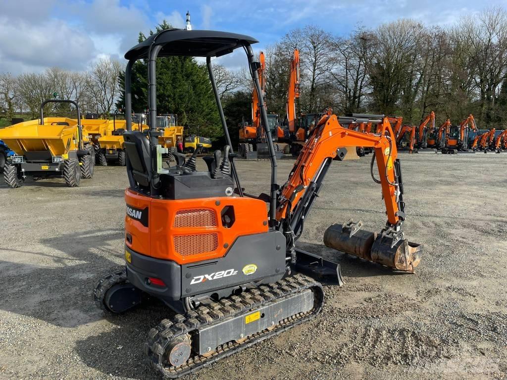 Doosan DX20z Mini bagri <7t