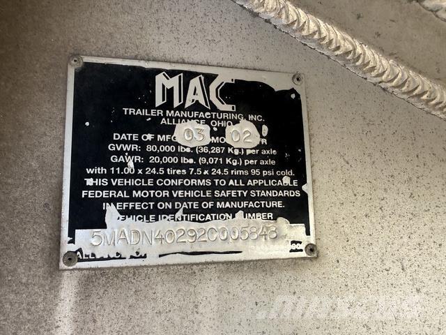 MAC END DUMP Druge prikolice