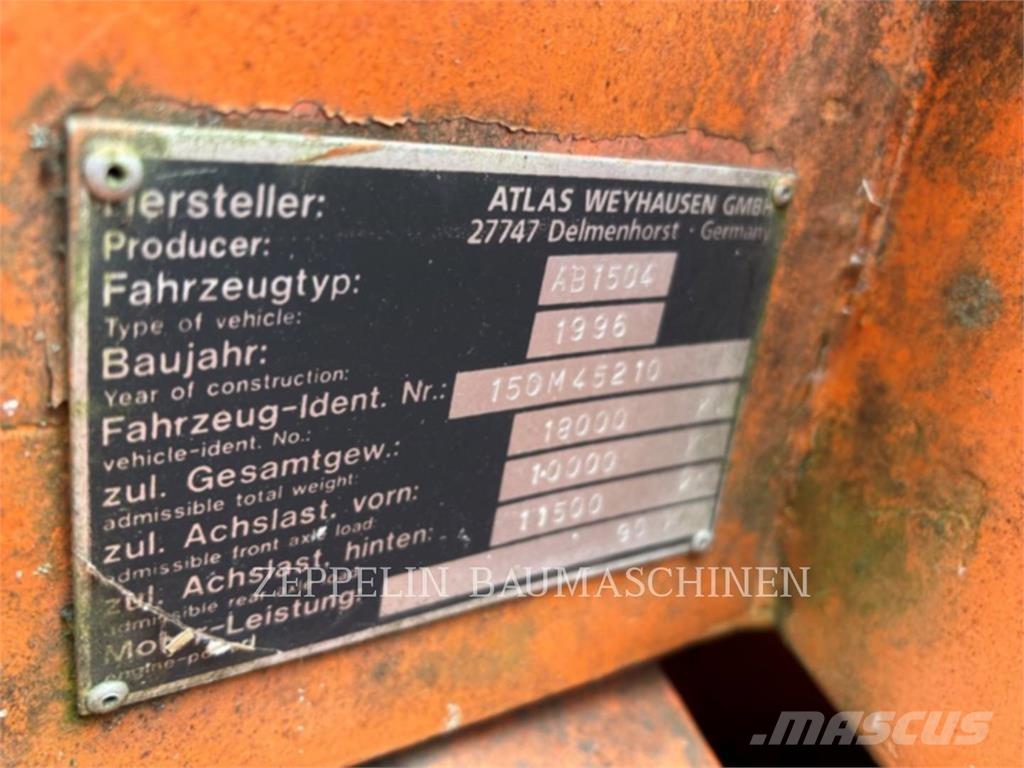 Atlas 1504 Bagri na kolesih