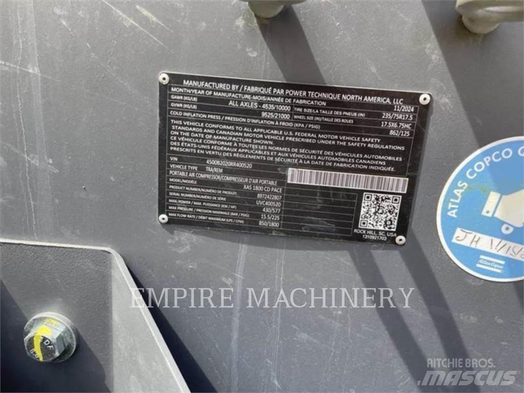 Atlas Copco XAS1800CD Kompresorji