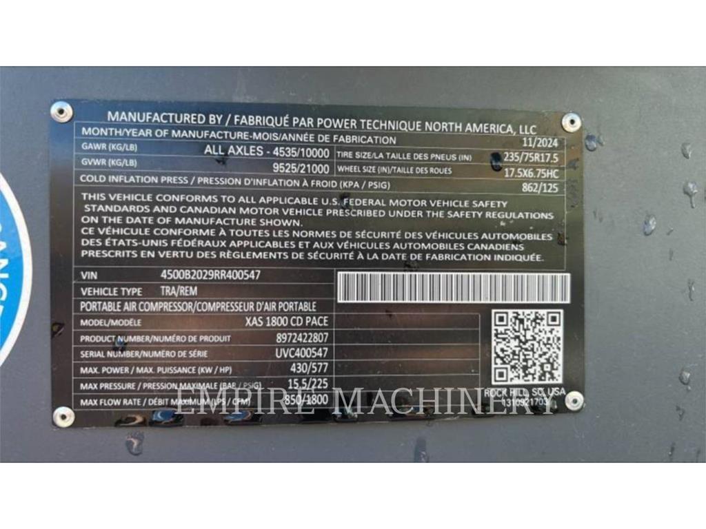 Atlas Copco XAS1800CD Kompresorji