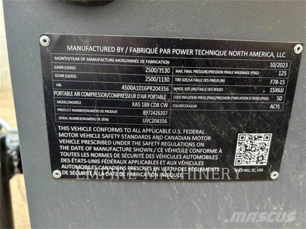 Atlas Copco XAS188CD Kompresorji