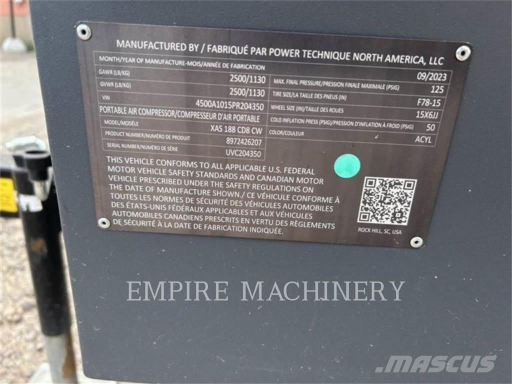 Atlas Copco XAS188CD Kompresorji