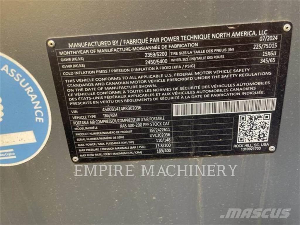 Atlas Copco XAS400CD Kompresorji