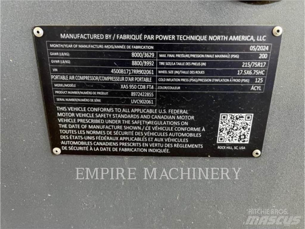 Atlas Copco XAS950CD Kompresorji