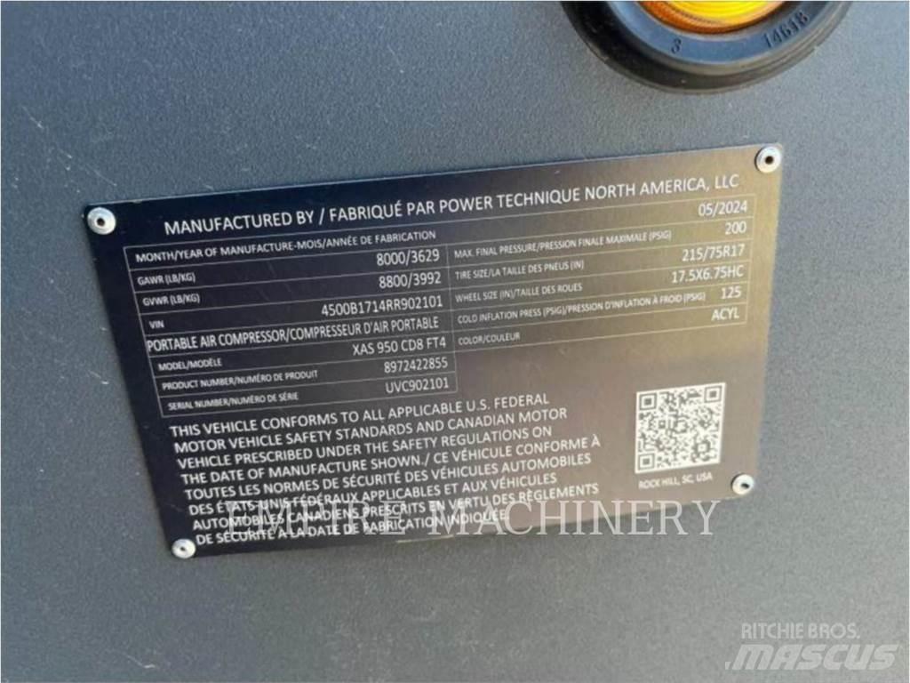 Atlas Copco XAS950CD Kompresorji