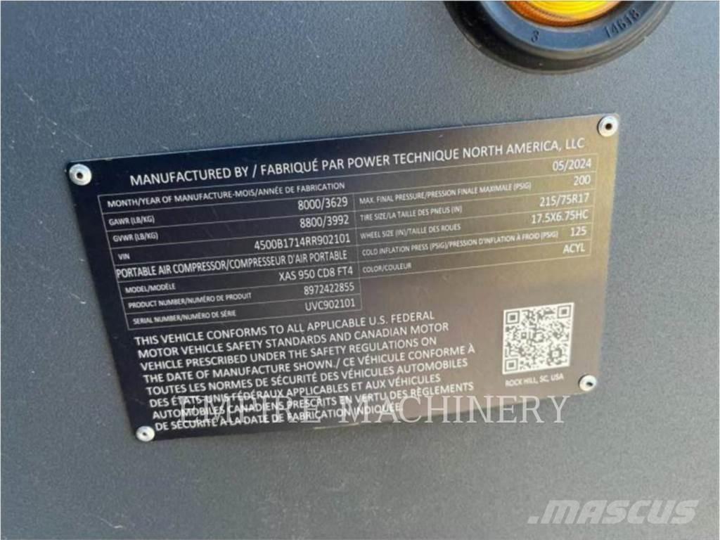 Atlas Copco XAS950CD Kompresorji
