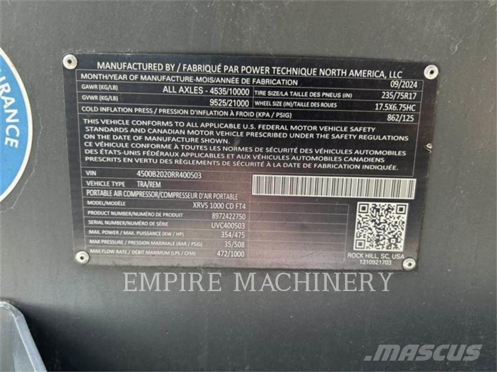Atlas Copco XRVS1000CD Kompresorji
