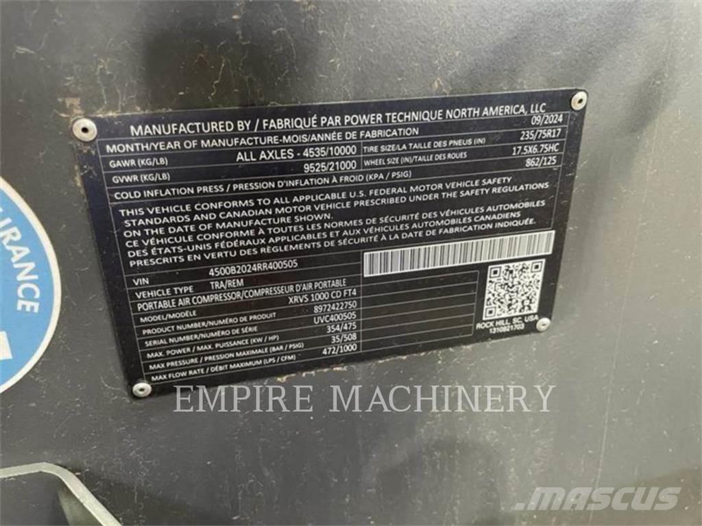 Atlas Copco XRVS1000CD Kompresorji