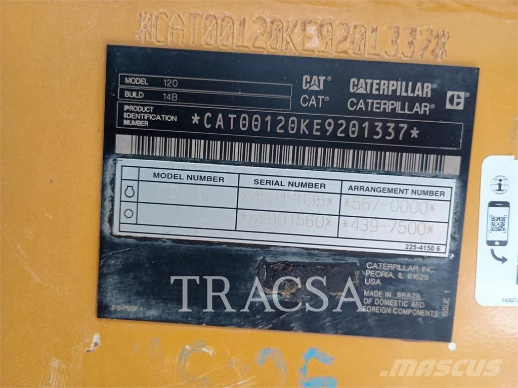CAT 120 Grederji