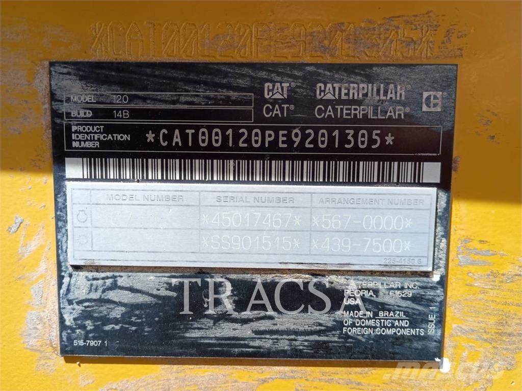 CAT 120 Grederji