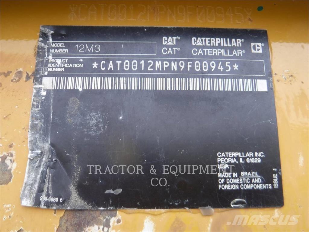 CAT 12M3 Grederji