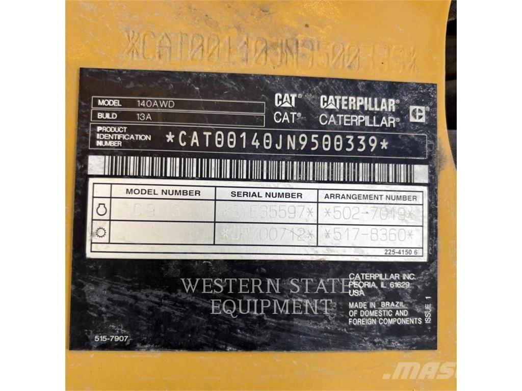 CAT 140 Grederji