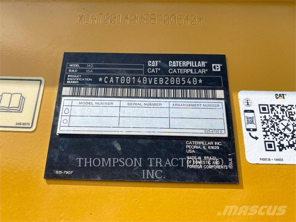 CAT 140 Grederji