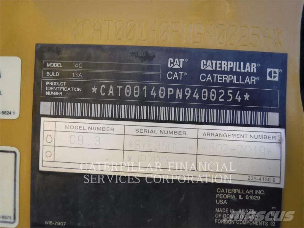 CAT 140-13 Grederji