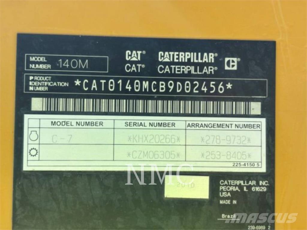 CAT 140M Grederji