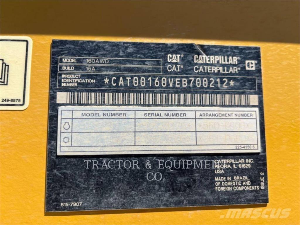 CAT 160 AWD Grederji