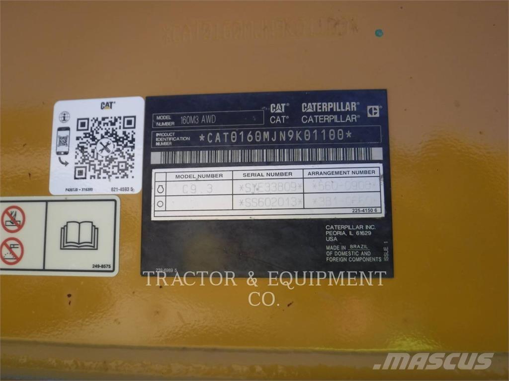 CAT 160M3 AWD Grederji