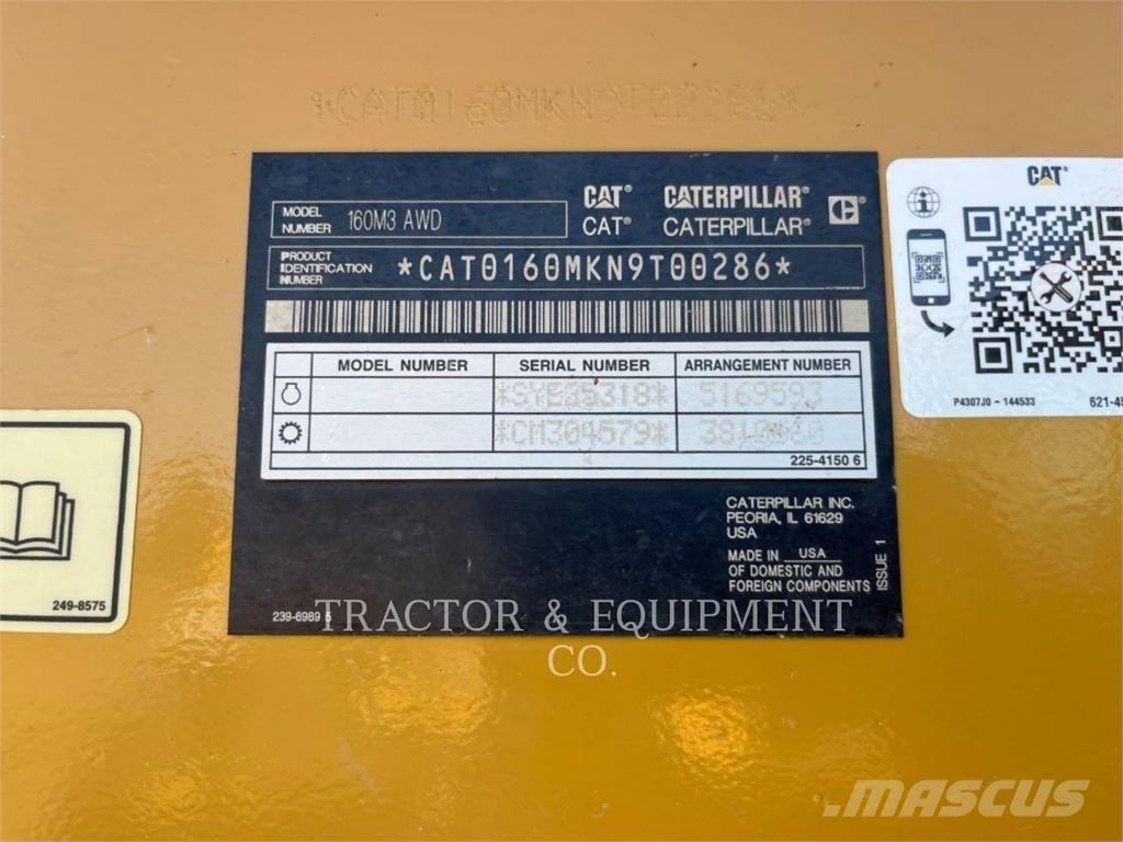 CAT 160M3 AWD Grederji
