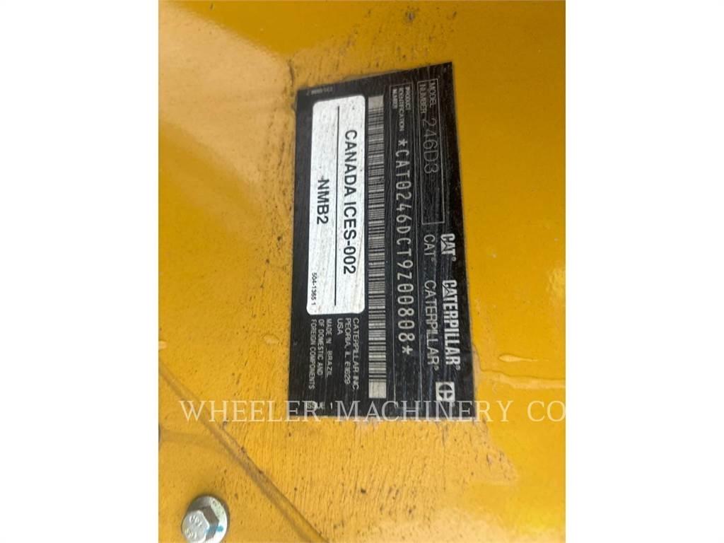 CAT 246D3 C3H2 Skid steer mini nakladalci