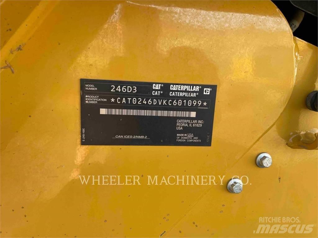CAT 246D3 C3H2 Skid steer mini nakladalci