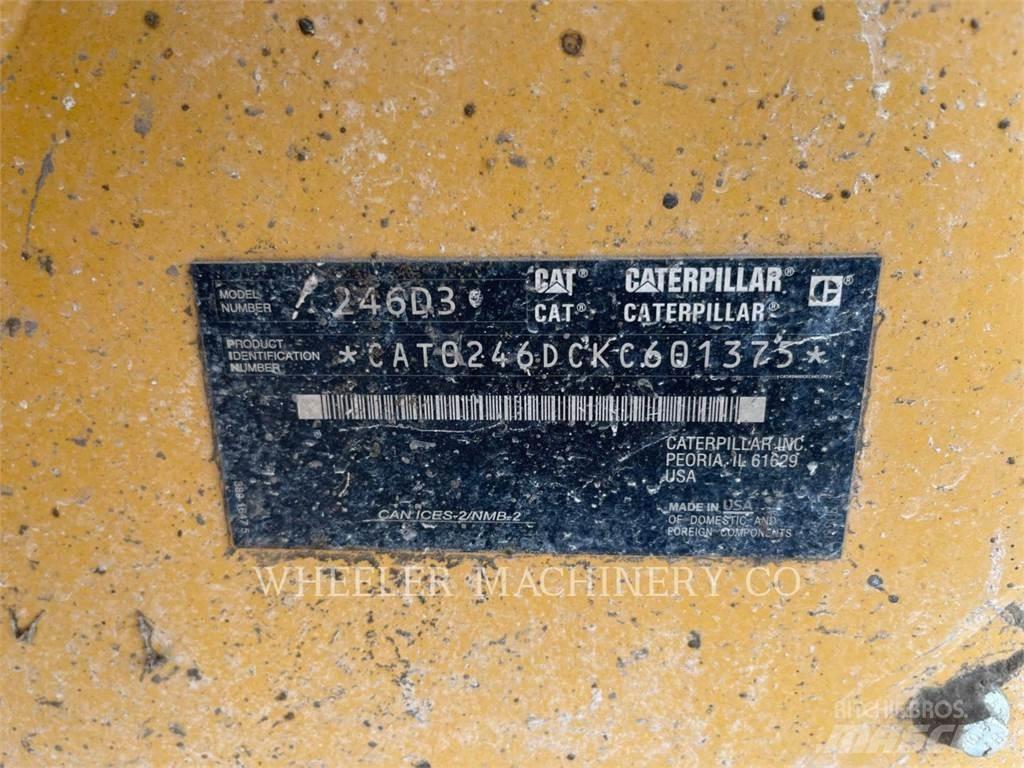 CAT 246D3 C3H2 Skid steer mini nakladalci