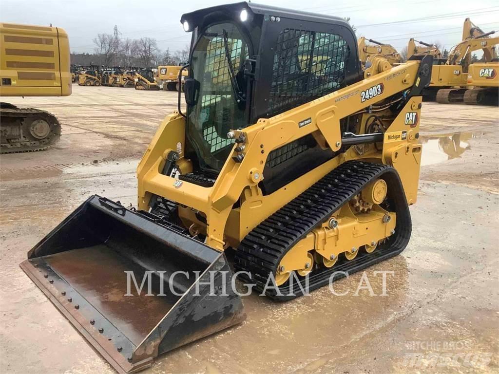 CAT 249D3 AQB Skid steer mini nakladalci