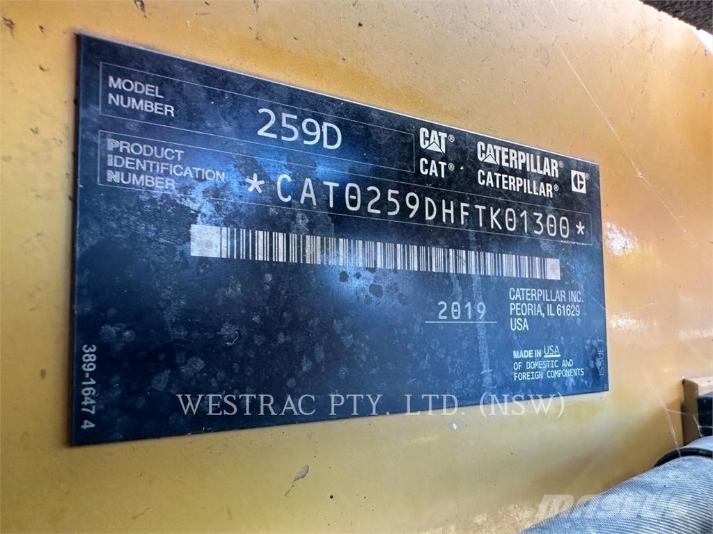 CAT 259D Nakladalci goseničarji