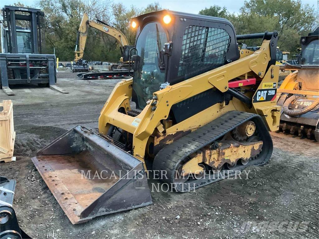 CAT 259D A2Q Skid steer mini nakladalci