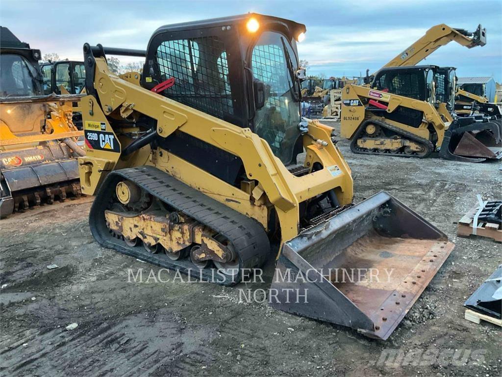 CAT 259D A2Q Skid steer mini nakladalci