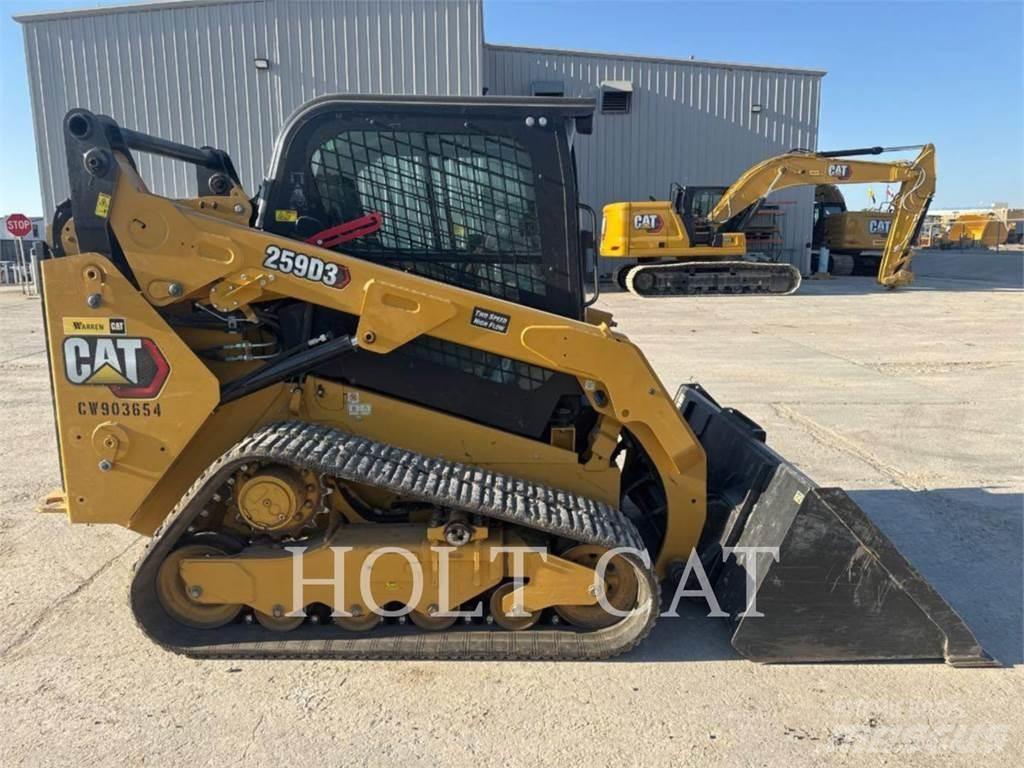 CAT 259D CAB Nakladalci goseničarji