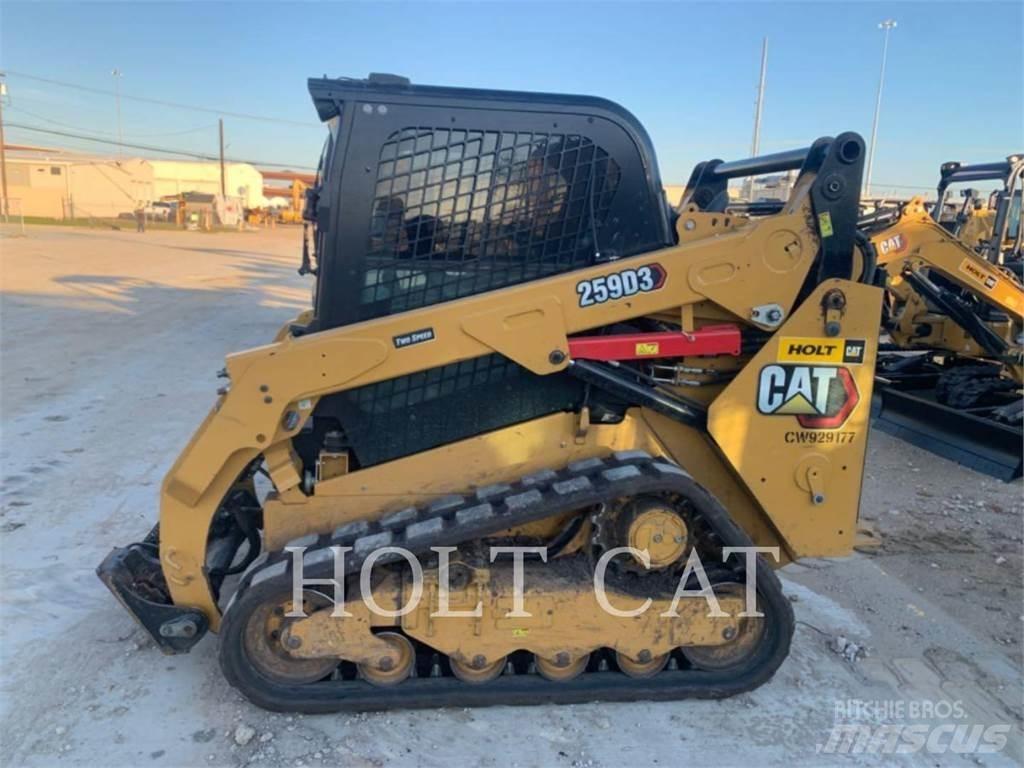 CAT 259D CAB Skid steer mini nakladalci