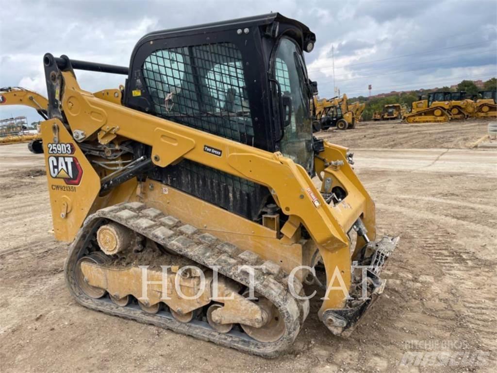 CAT 259D CAB Skid steer mini nakladalci