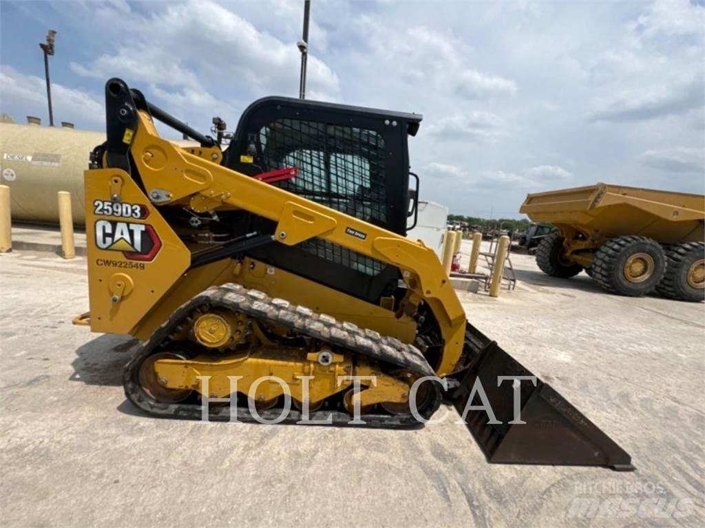 CAT 259D CAB Skid steer mini nakladalci