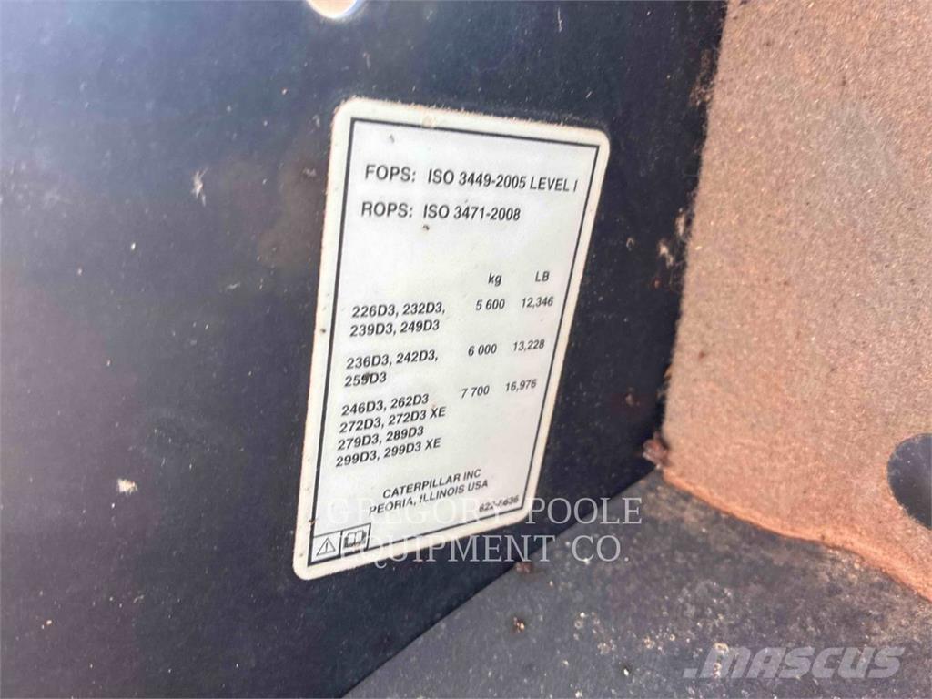 CAT 259D3 Nakladalci goseničarji