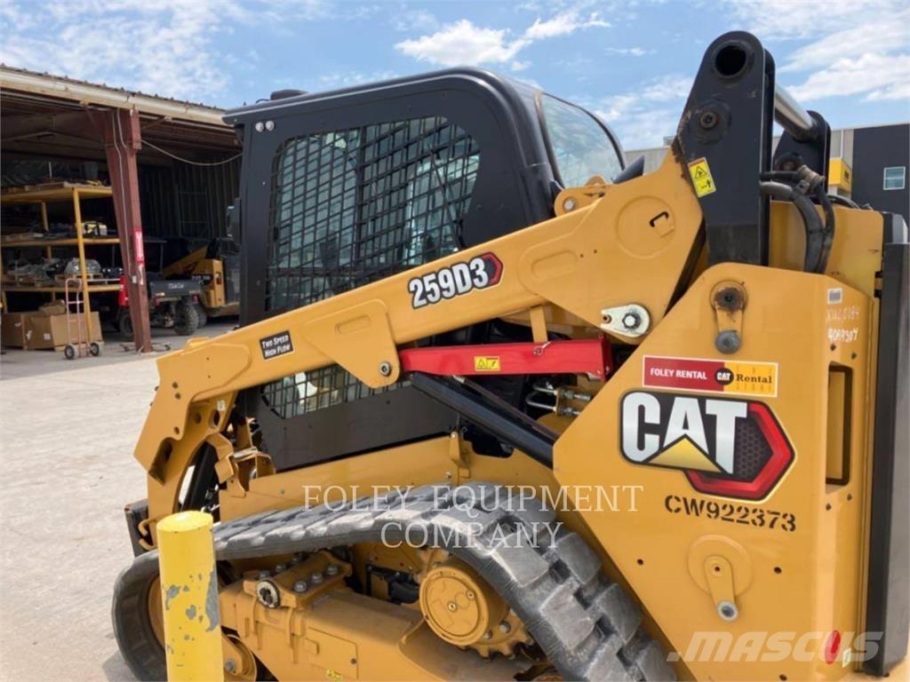 CAT 259D3HF2C Skid steer mini nakladalci