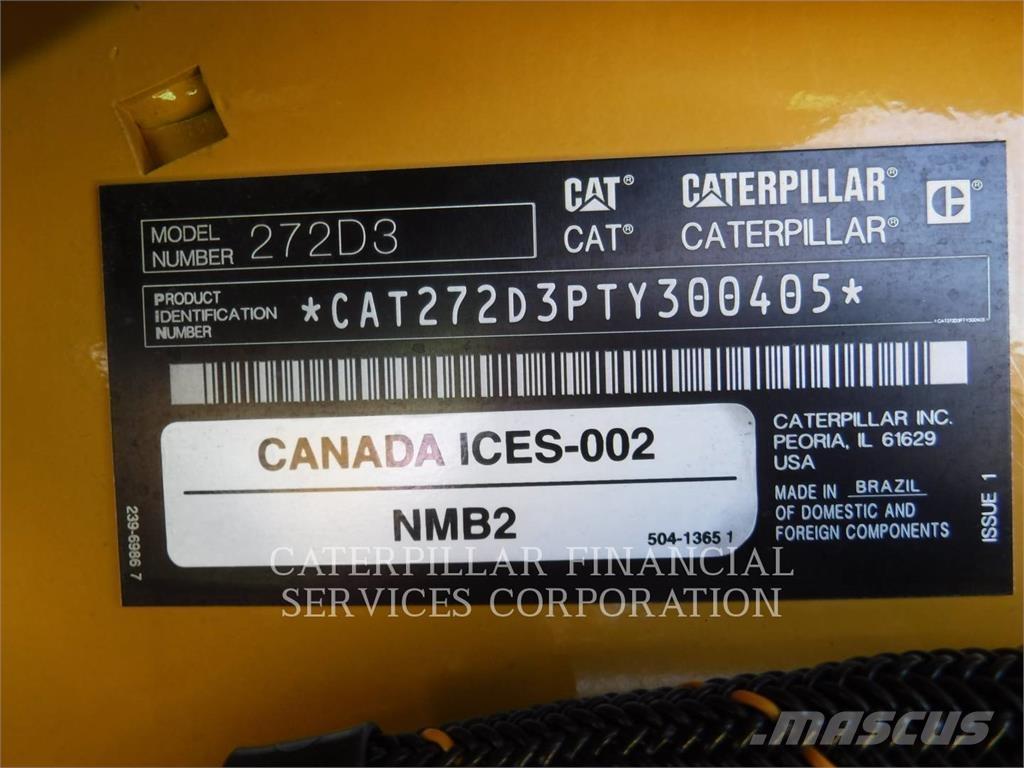 CAT 272D3HF Skid steer mini nakladalci