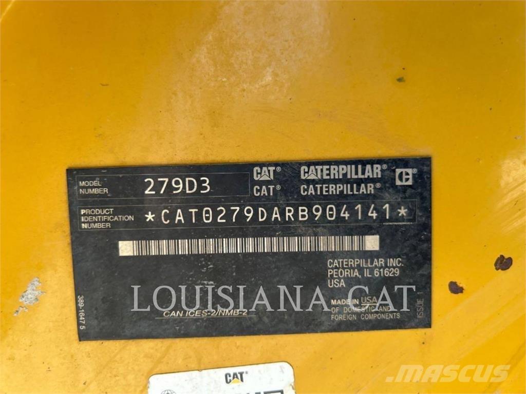CAT 279D3 Skid steer mini nakladalci