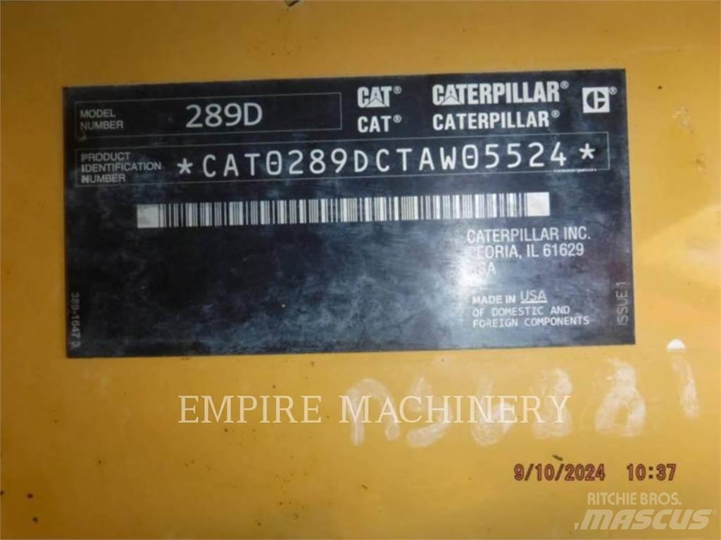 CAT 289D Skid steer mini nakladalci