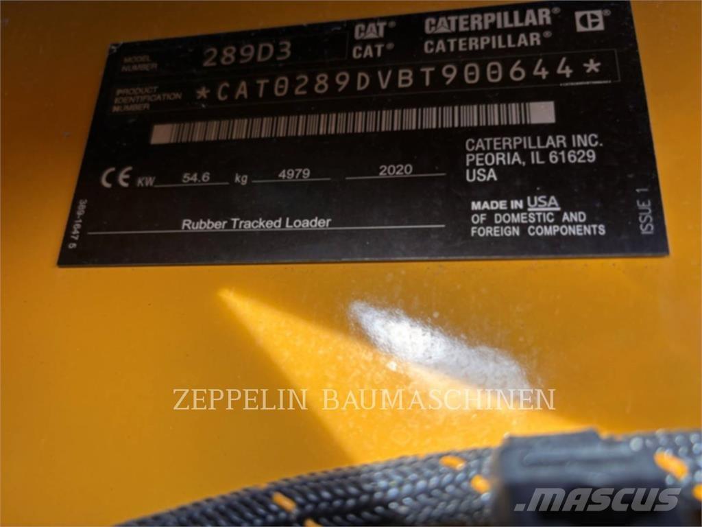 CAT 289D Skid steer mini nakladalci