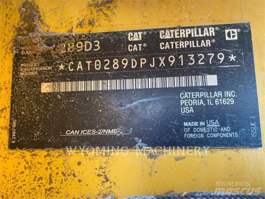 CAT 289D3 HF Skid steer mini nakladalci