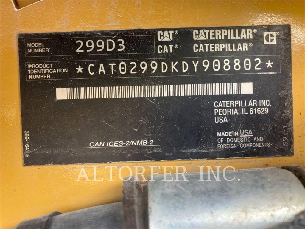 CAT 299D3 Skid steer mini nakladalci