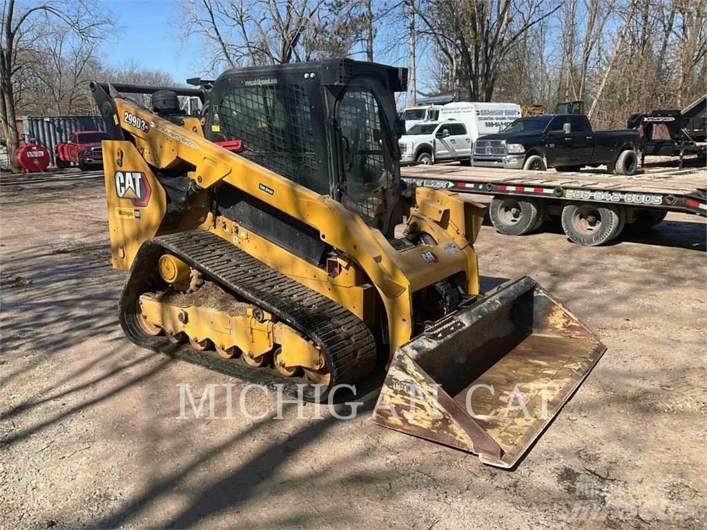CAT 299D3XE D1AQBR Skid steer mini nakladalci