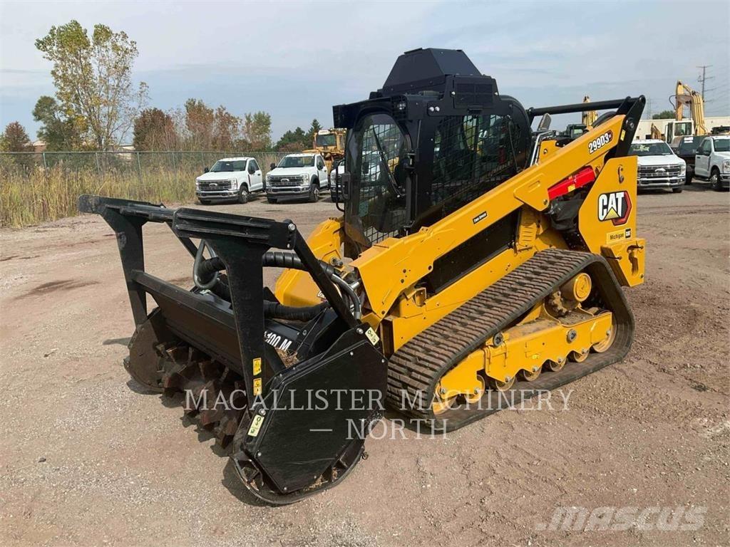 CAT 299D3XE D2AQBRW Skid steer mini nakladalci