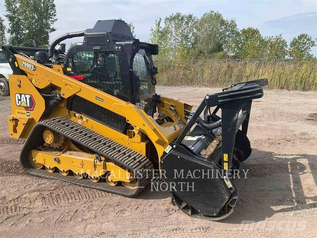 CAT 299D3XE D2AQBRW Skid steer mini nakladalci